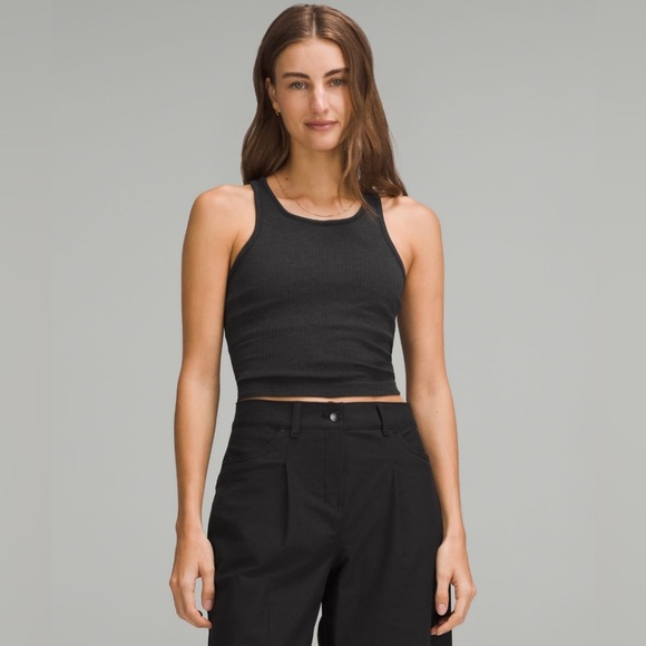 NEW Lululemon Ebb to Street Cropped Tank Top - Picture 1 of 6